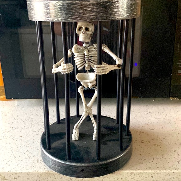 unknown Other - Halloween decoration caged skeleton that is animated.